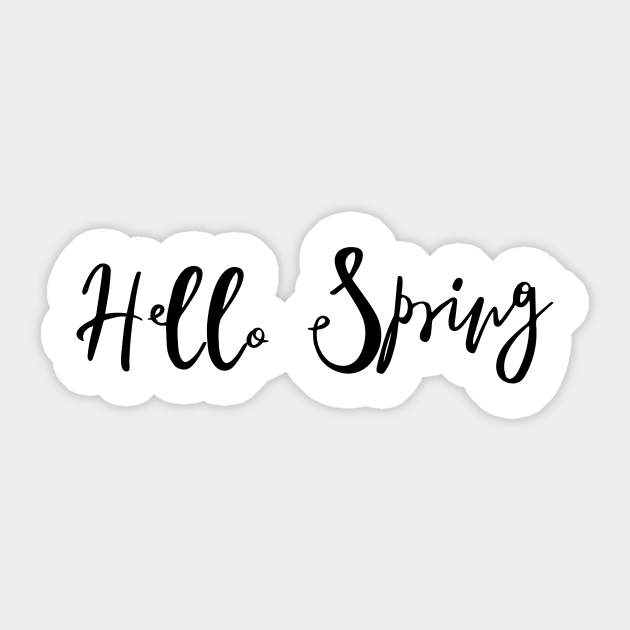 Hello Spring Sticker by DanielK